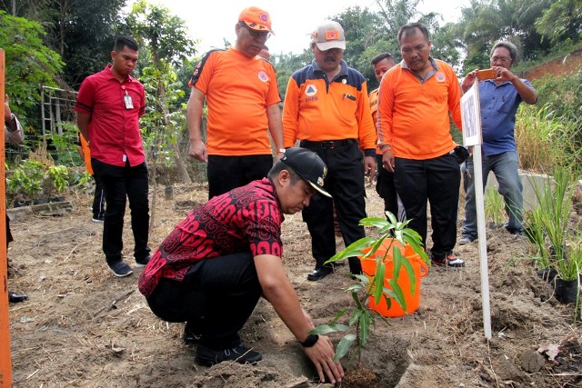 Wali Kota Pematangsiantar Tanam Pohon di Hari Kesiapsiagaan Bencana Nasional