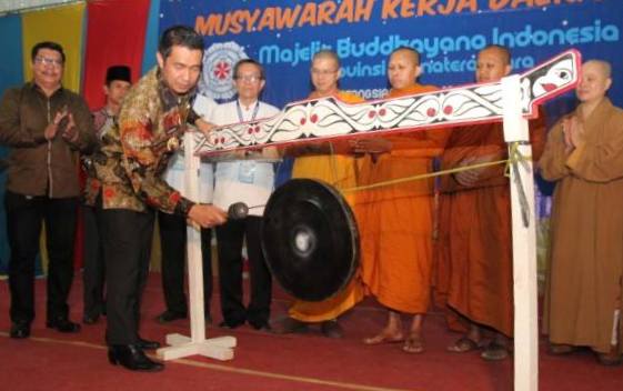 Walikota Buka Mukerda 2017 Majelis Buddhayana Indonesia MBI Sumut